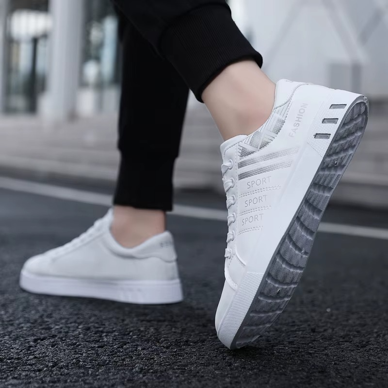 Men’s Breathable Low-Top Casual Skate Sneakers