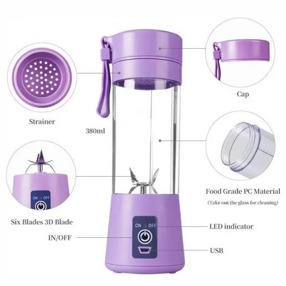 Portable Rechargeable Mini Blender Juicer Cup