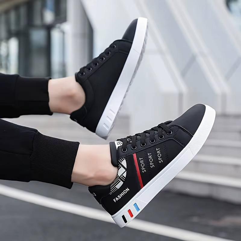 Men’s Breathable Low-Top Casual Skate Sneakers