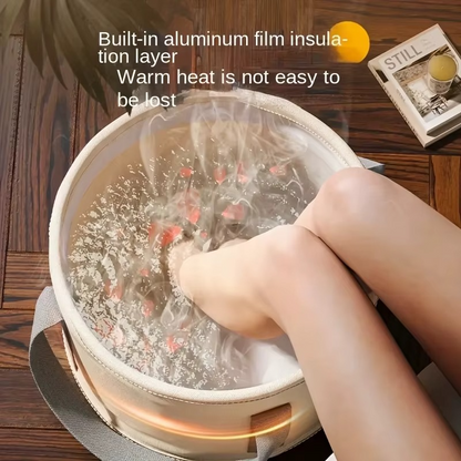 Foldable Foot Spa Soak Tub with Heat Massage