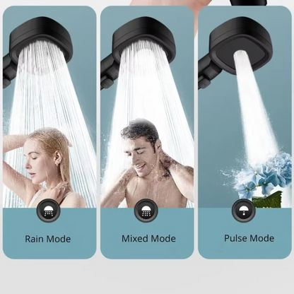 High Pressure 3-Mode Water Saving Shower Head