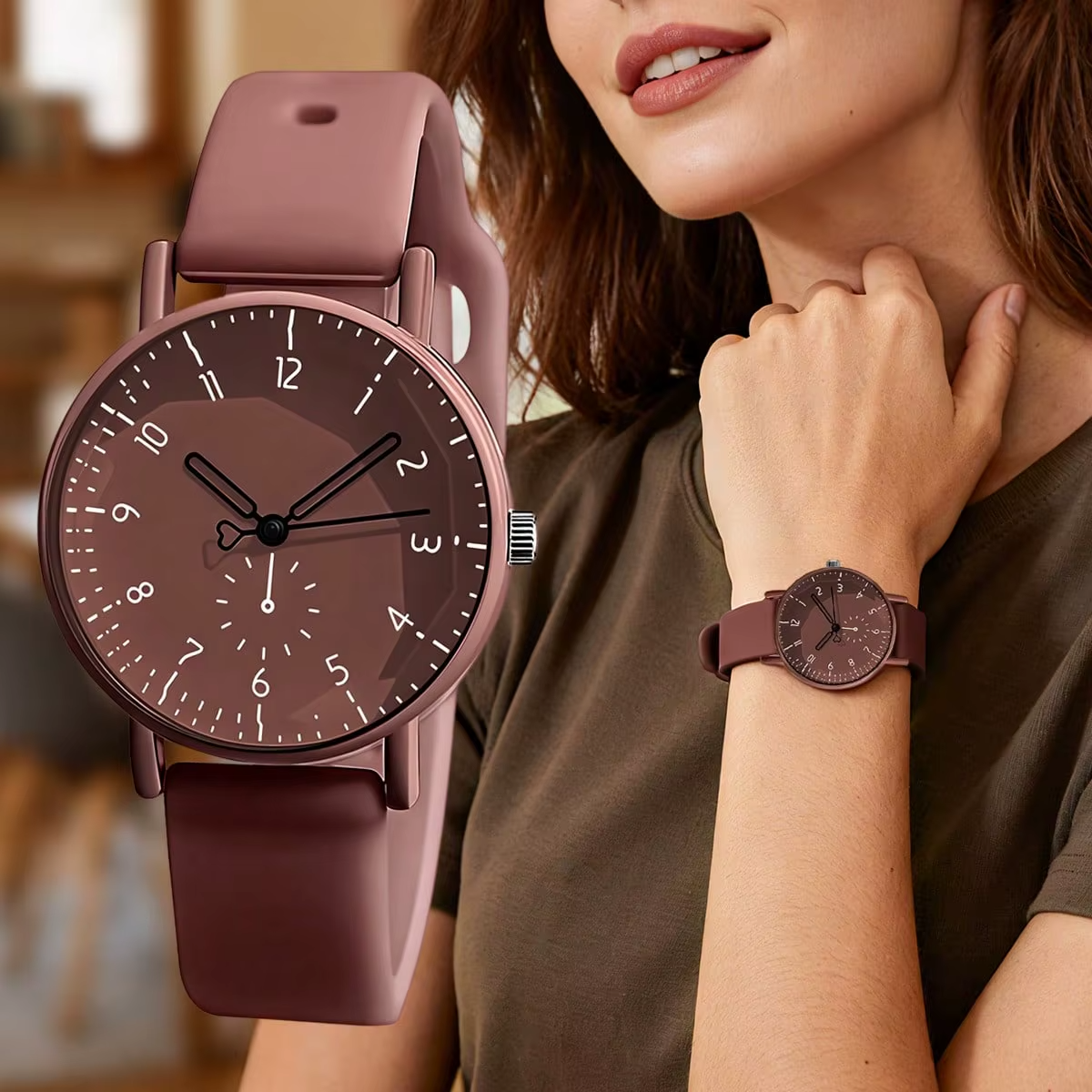 Women’s Casual Silicone Quartz Fashion Watch