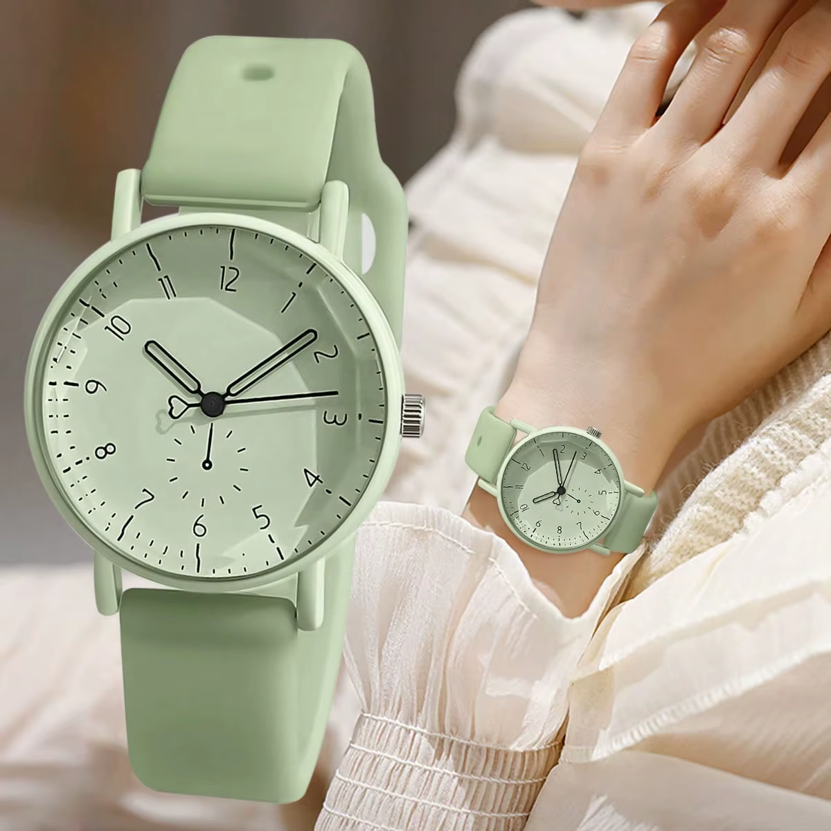 Women’s Casual Silicone Quartz Fashion Watch