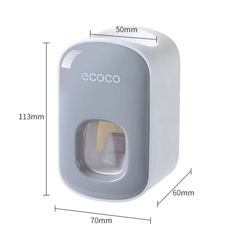 Smart Automatic Toothpaste Dispenser & Toothbrush Holder Set