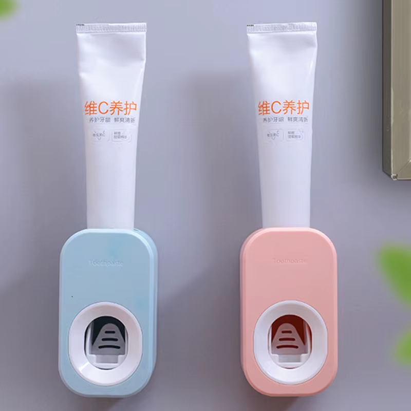 Smart Automatic Toothpaste Dispenser & Toothbrush Holder Set