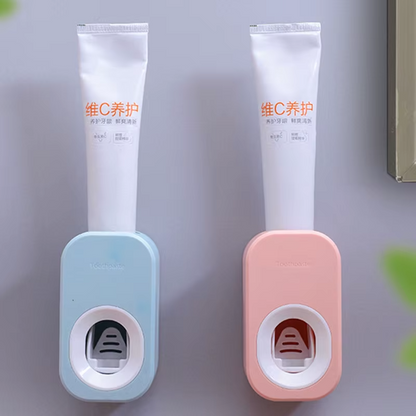 Smart Automatic Toothpaste Dispenser & Toothbrush Holder Set