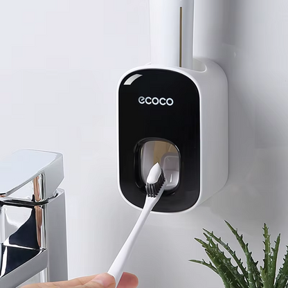 Smart Automatic Toothpaste Dispenser & Toothbrush Holder Set