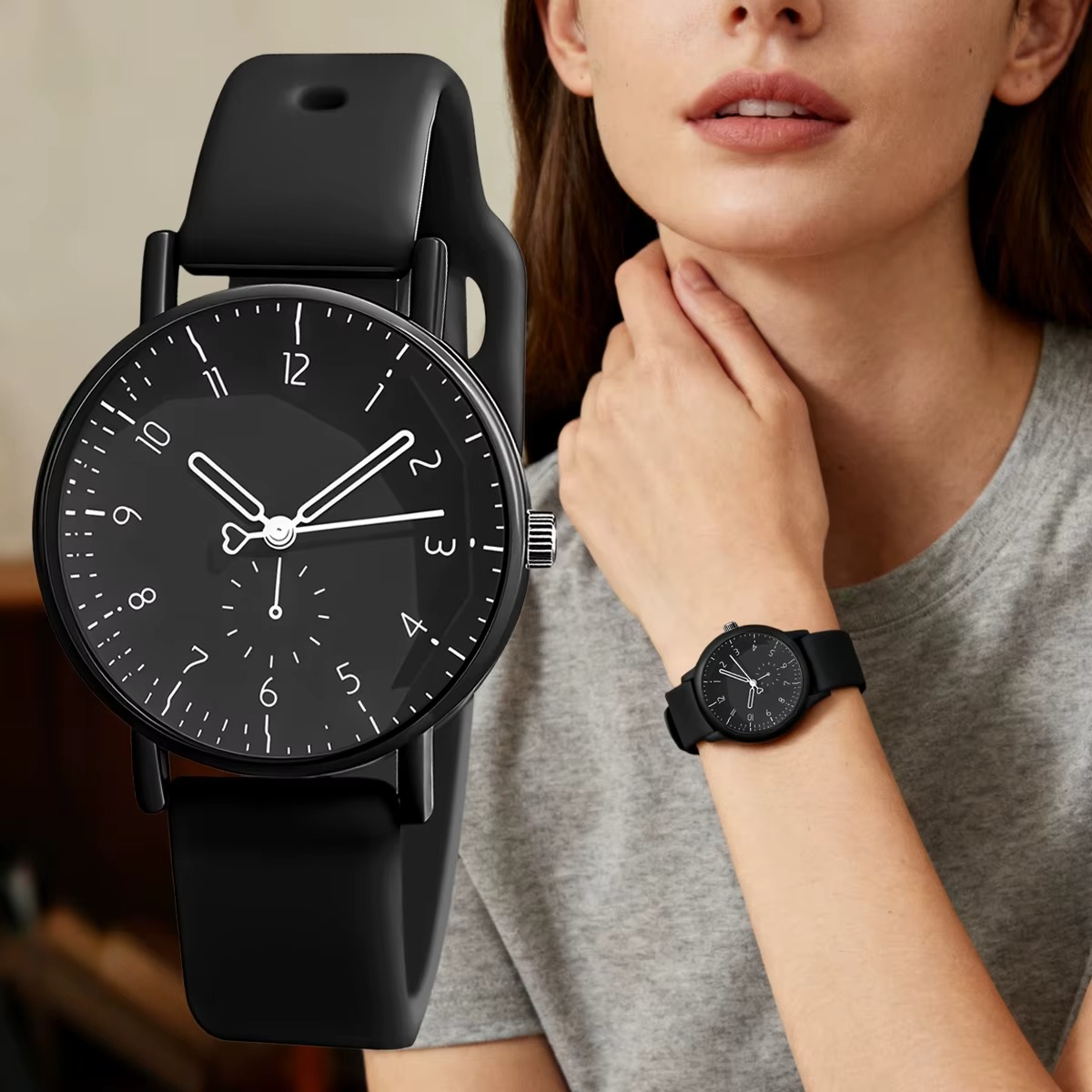 Women’s Casual Silicone Quartz Fashion Watch