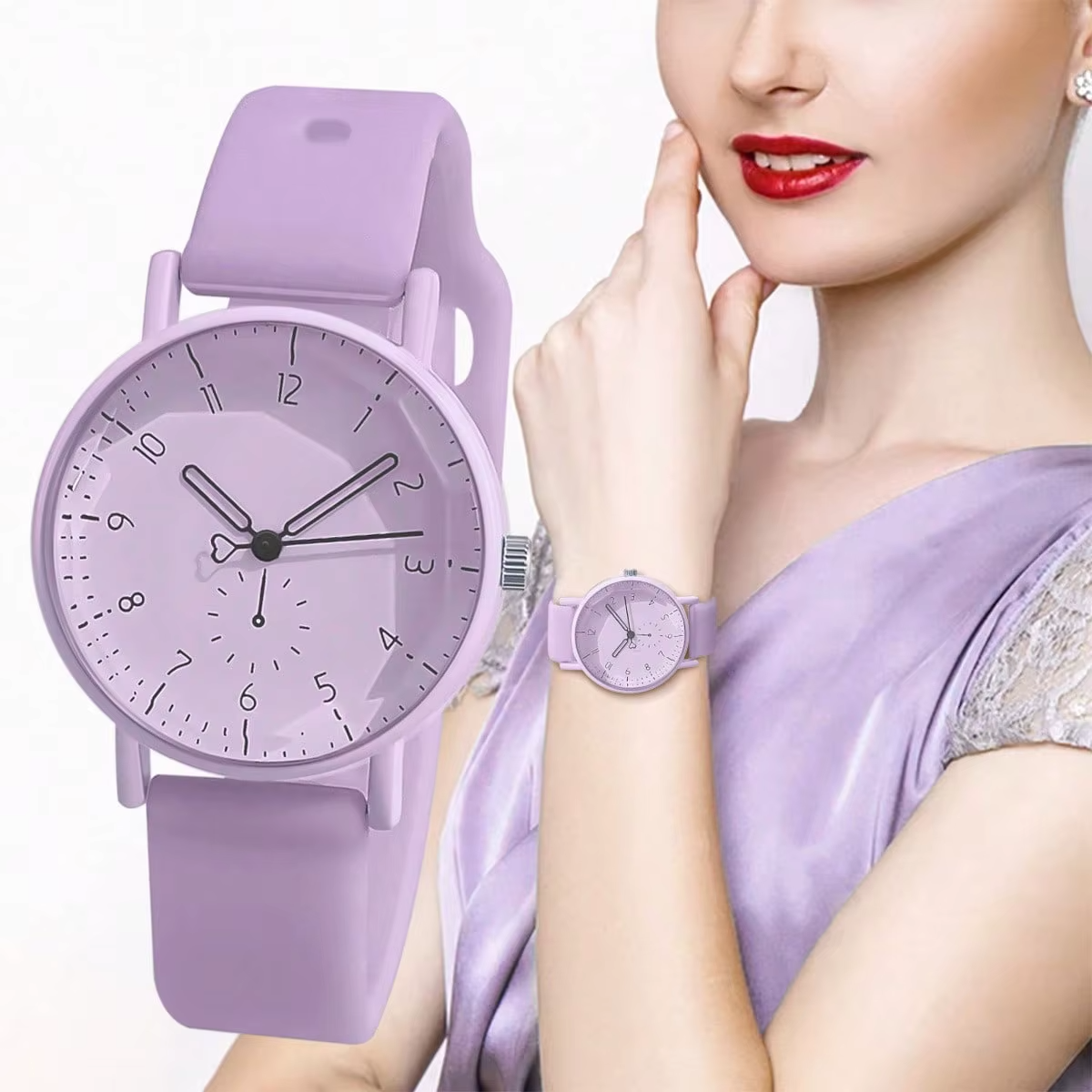 Women’s Casual Silicone Quartz Fashion Watch